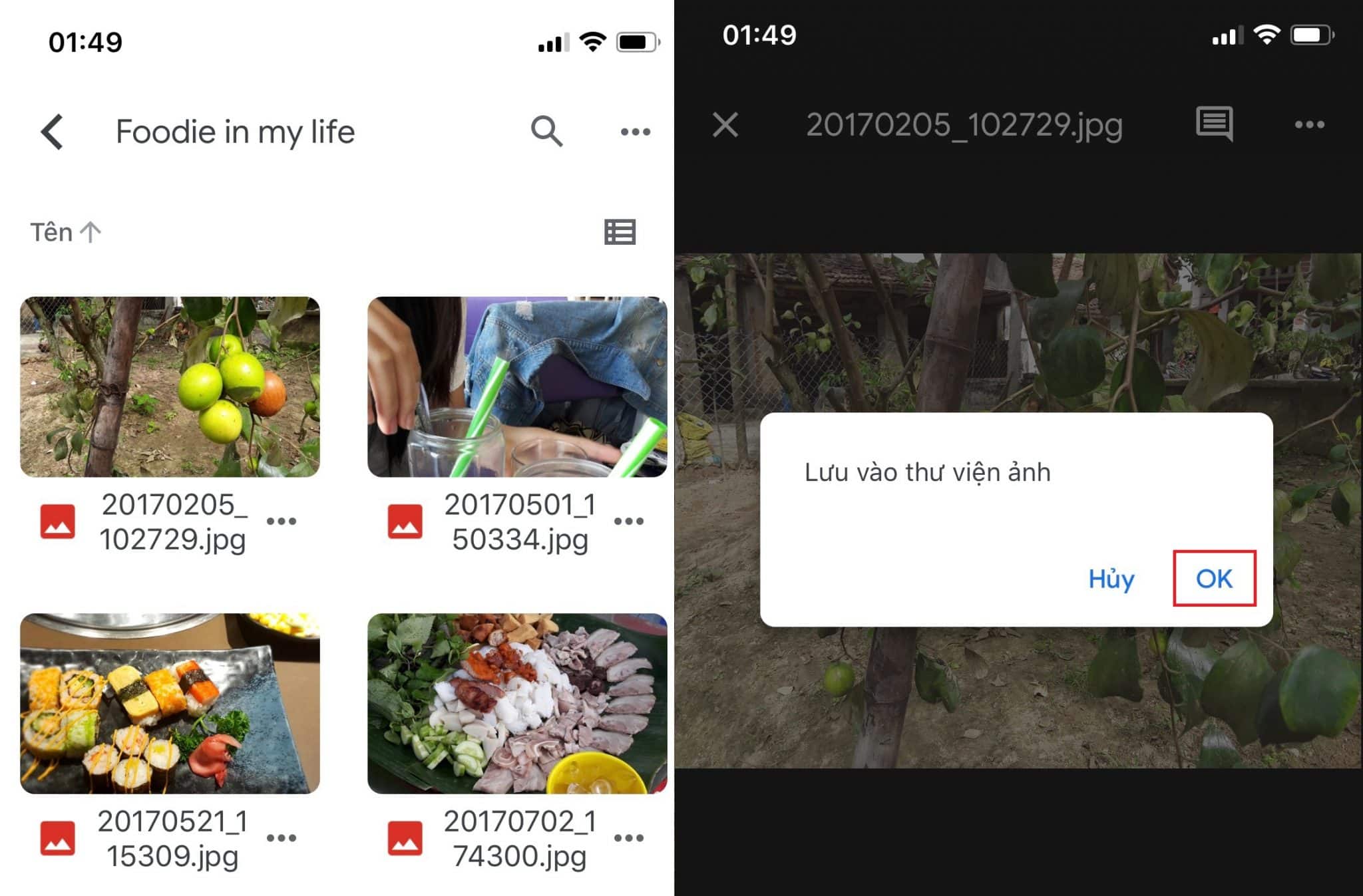 Sử dụng Google Drive bước 2